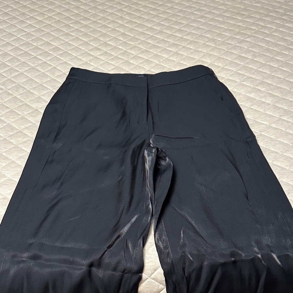 J. Crew Women's Black Wide Leg Pants